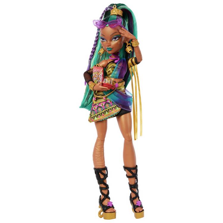 Monster High Nefera De Nile doll 32cm with pet scarab - British product