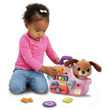 VTech Cutie Puppy Carrier interactive baby toy, UK version