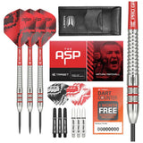 Argos Target Nathan Aspinall 22g 80% Tungsten Steel Tip Darts Set- Buy online at McGrocer
