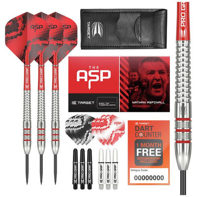 Argos Target Nathan Aspinall 22g 80% Tungsten Steel Tip Darts Set- Buy online at McGrocer