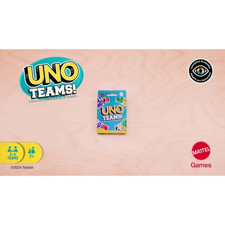 UNO Teams card game, UK version
