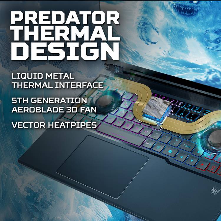 Acer Predator Helios Neo 16 gaming laptop 16 inch - British product