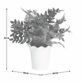 Argos Home artificial berry fern bouquet in ceramic pot (British brand)