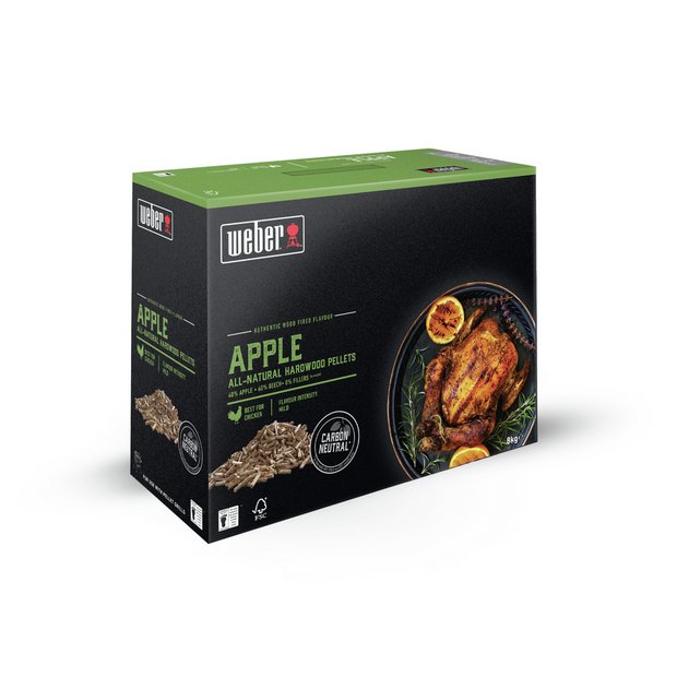 Weber apple hardwood pellets 8.8kg (British brand)