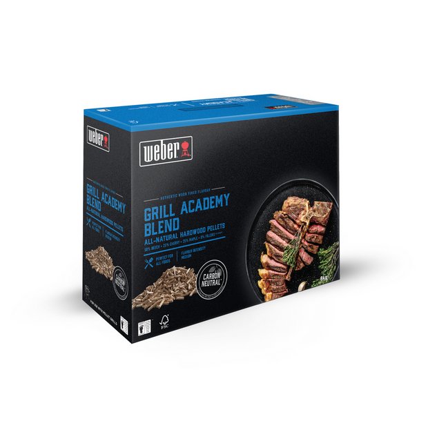 Weber Academy Blend hardwood pellets 8.8kg - British product
