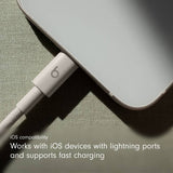 Beats woven USB-C to Lightning cable 1.5m Surge Stone British brand