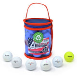 Recycled lake golf balls pack of 25, imported from the UK