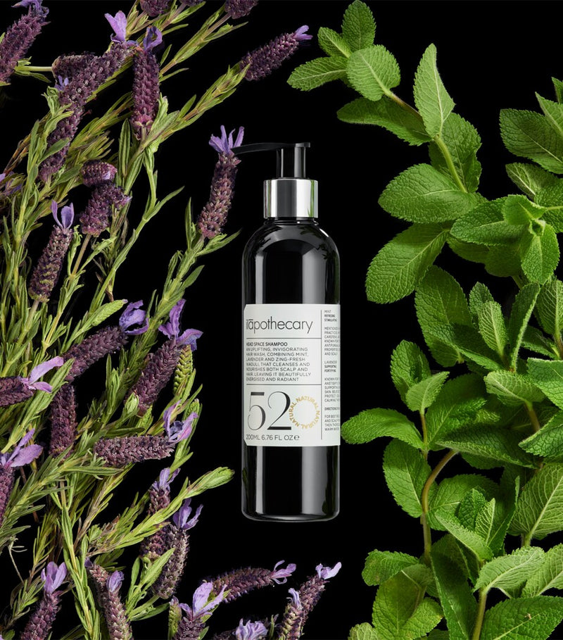 Ilapothecary Head Space shampoo with mint and lavender 200ml - British product