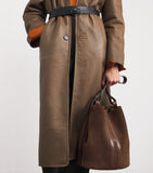 Harrods suede H tote bag - British product