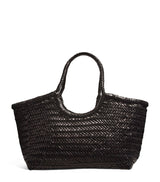 Harrods Dragon Diffusion Large Leather Woven Nantucket Tote Bag- Buy online at McGrocer