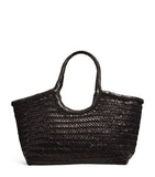 Dragon Diffusion large leather woven Nantucket tote bag (British brand)