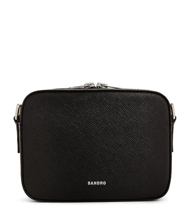 Sandro Paris Saffiano leather cross-body bag, imported from the UK