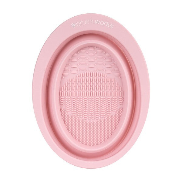 Brushworks silicone makeup brush cleaning bowl, imported from the UK