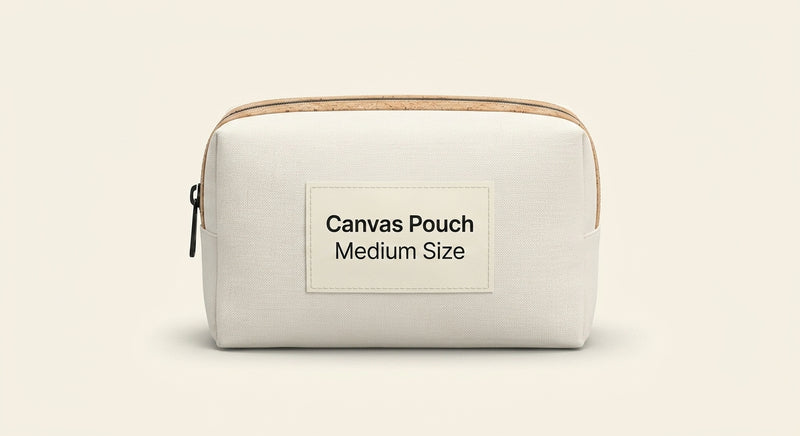 Givenchy logo pouch cotton linen, UK version