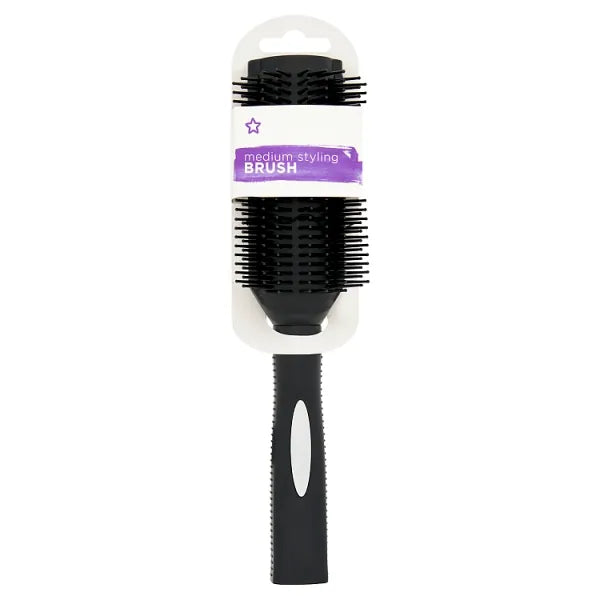 Superdrug medium styling brush hair tool (British brand)