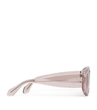 Alaïa acetate aviator mask sunglasses - British product