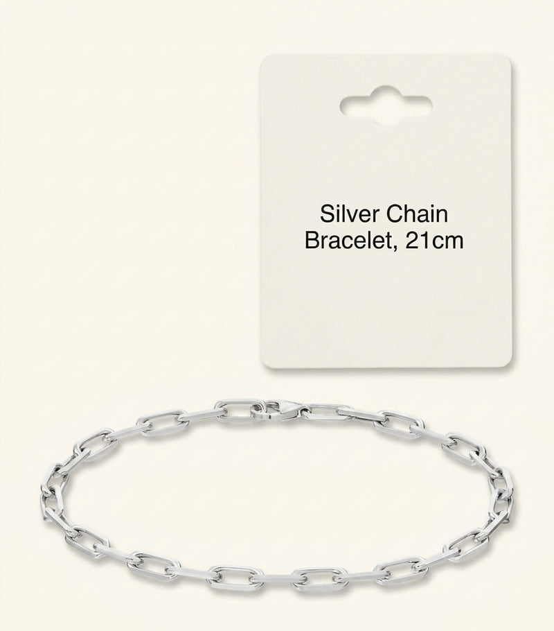 Cartier small white gold Santos de Cartier chain bracelet 20cm, UK version