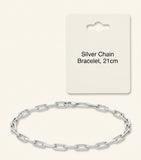 Cartier small white gold Santos de Cartier chain bracelet 20cm, UK version