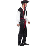 Smiffys Aye Aye Pirate Captain Costume with hat and hair (British brand)