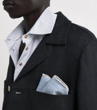 Eleventy pocket square wool-cotton 30cm x 30cm - British product