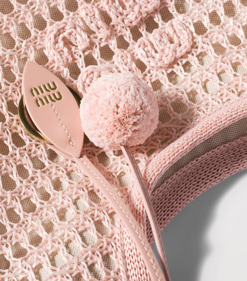Miu Miu Crochet Ivy cross-body bag - imported from the UK