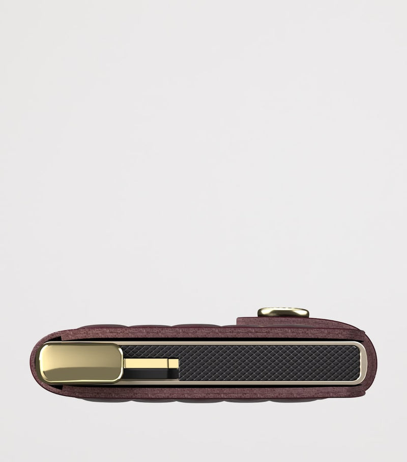 Secrid leather diamond-embossed miniwallet, UK version