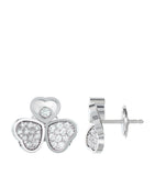 Chopard Happy Hearts white gold diamond earrings (British brand)