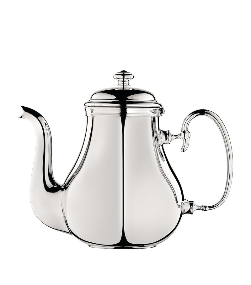 Christofle Albi silver-plated teapot (British brand)