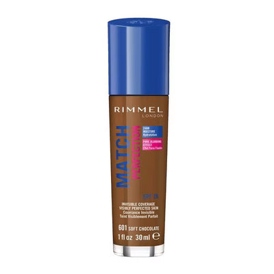Superdrug Rimmel Match Perfection Foundation Myk Sjokolade- Kjøp online på McGrocer