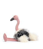 Feathered Ostrich Soft Toy for Children Aged 12 Months and Up