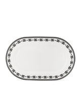 Harrods Dolce&Gabbana Casa Porcelain DG Serving Plate 45.5cm- Buy online at McGrocer