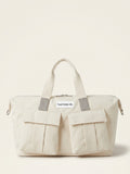Mulberry Heritage Waxed Cotton Day Clipper Holdall in Dark Moss, imported from the UK