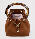 Jimmy Choo Bon Bon goat suede top-handle bag, UK version