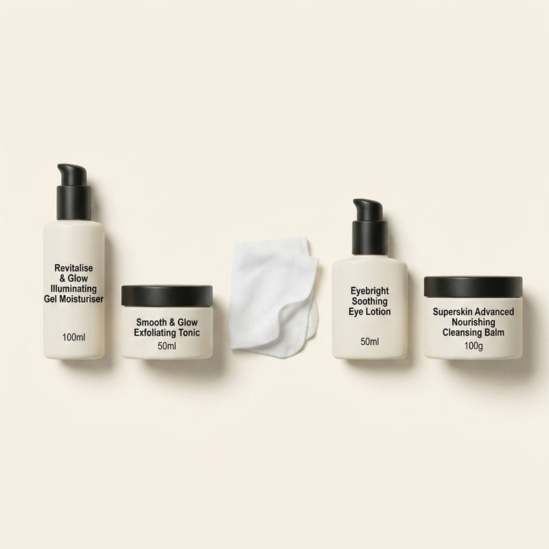 Liz Earle Cleanse Smooth Glow gift set, imported from the UK