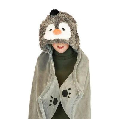 Superdrug Cozy Noxxiez Penguin Kids Animal Hooded Blanket- Buy online at McGrocer