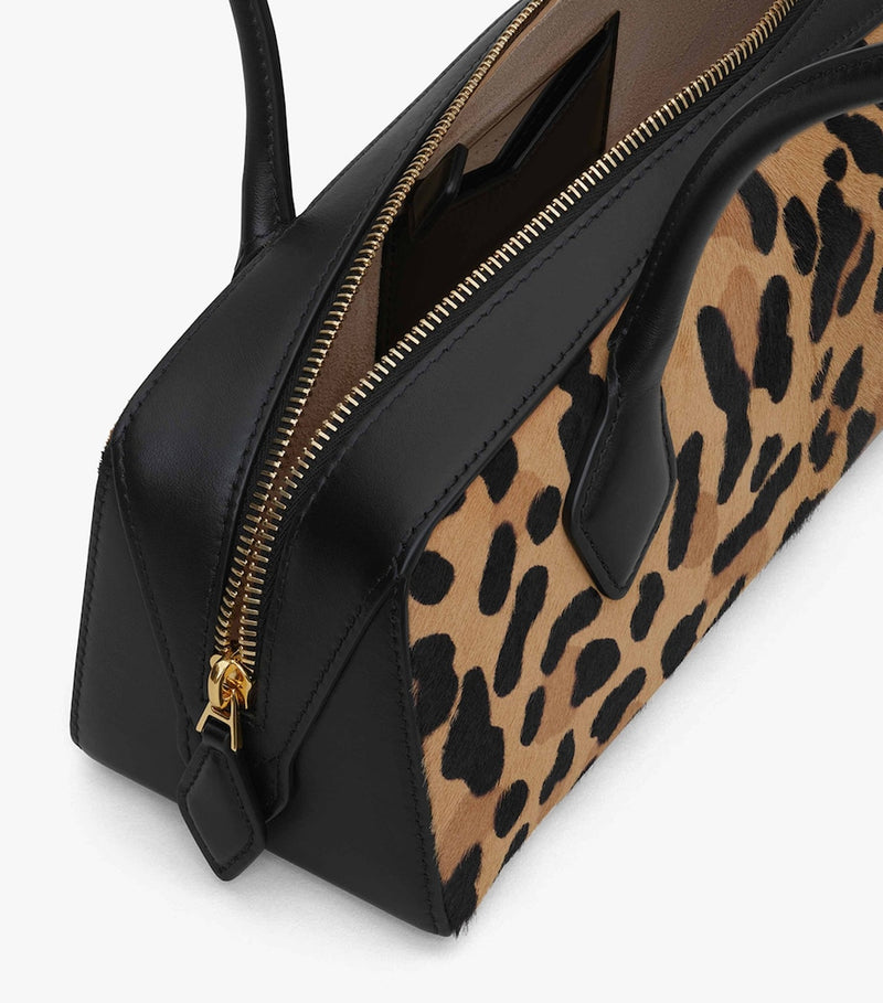 Alaïa medium leopard print Teckel shoulder bag, UK version