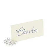 Harrods Christofle Set of 2 Silver-Plated Placecard Holders- Buy online at McGrocer