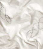 Frette Pearls Super King flat sheet 270cm x 320cm - British product