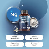 WeightWorld Marine Magnesium supplement 180 vegan capsules - British product