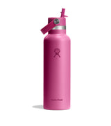 Harrods Hydro Flask Standard Mouth Insulated Water Bottle with Flex Straw Cap 621ml- Buy online at McGrocer