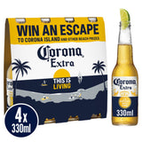 ASDA Corona Extra Premium Lager Beer Bottles 4x330ml- Buy online at McGrocer