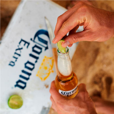 Corona Extra premium lager beer 4x330ml bottles, UK version