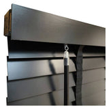 Little Black Book basswood black 50mm Venetian blind 60cm, UK version