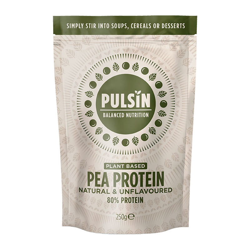 Pulsin pea protein powder 250g, UK version