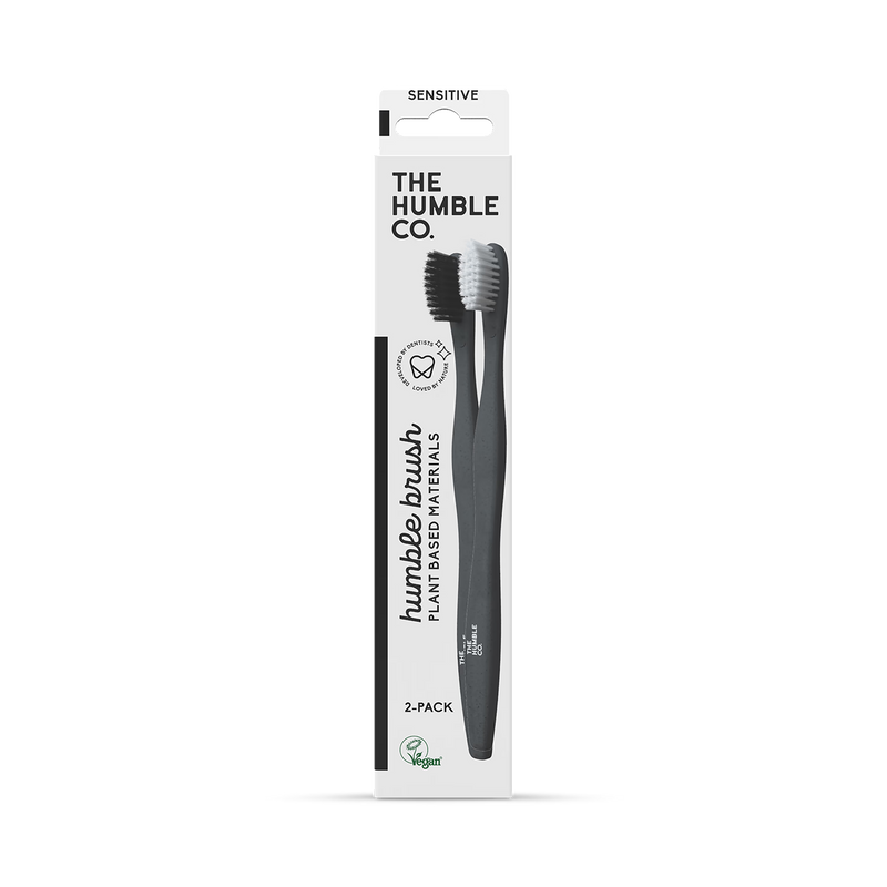 Humble Plant Based Sensitive Toothbrush Pack of 2, UK version