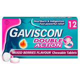 Gaviscon antacid tablets Mixed Berries 12 tablets (British brand)