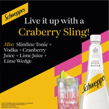 Schweppes Slimline Tonic Water bottle 1L (British brand)