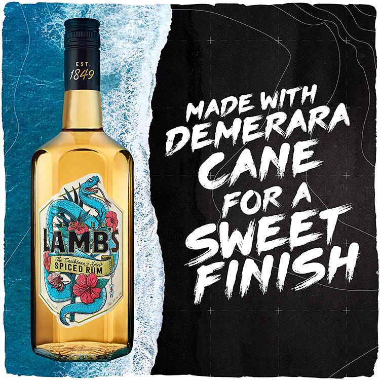Alfred Lamb's Spiced Rum 1L (British brand)