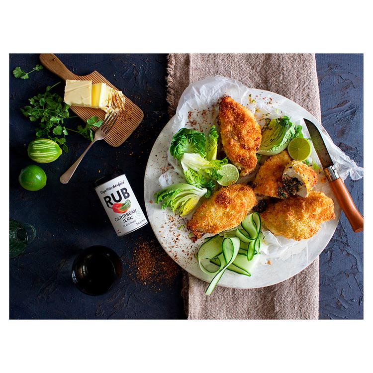 Cape Herb & Spice Caribbean jerk seasoning rub 100g, imported from the UK