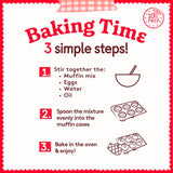 Betty Crocker chocolate chunk muffin mix 335g, UK version